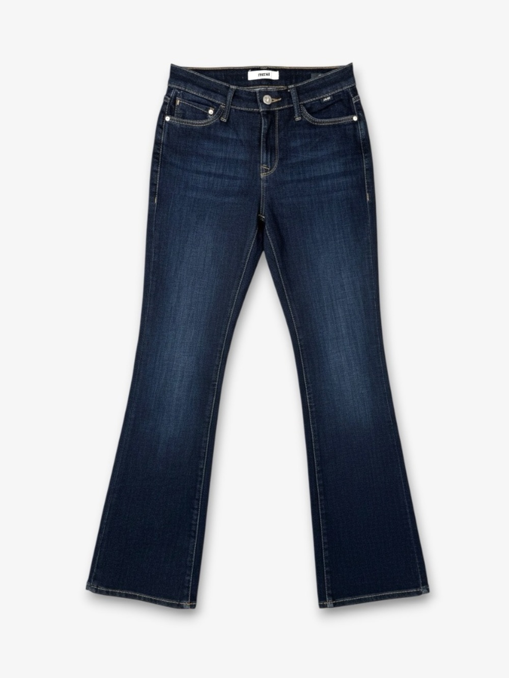 MAVI Molly Mid Rise Boot Cut Jean 25 Dark Indigo Stretch Denim Casual Blue Jeans